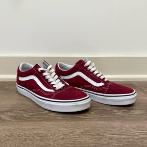 Vans Men's Red Sneakers